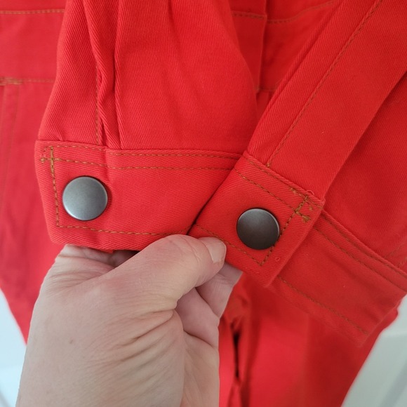 Wildfang Essential Long Sleeve Jumpsuit Red Size XS NWT Coveralls - Picture 14 of 14